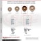 Service Caster 5 Inch High Temp Phenolic Wheel Swivel 7/8 Inch Square Stem Caster SCC SCC-SQ20S514-PHSHT-78 - alternate 4